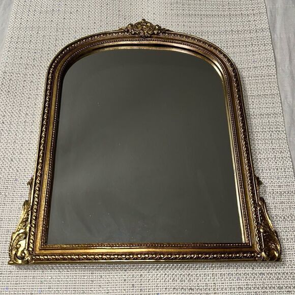 ALTAR’D STATE Gold Tone Ornate Mirror Framed Easel Style 10 x 8 inches - Picture 6 of 10